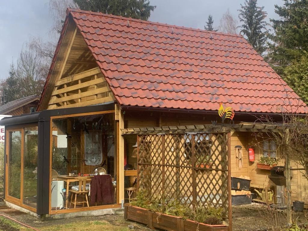 Holzhaus Mit Direktem Wasserzugang In Berlin-Koepenick Exterior foto